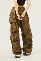 Vintage American Style Loose Fit Street Cargo Pant