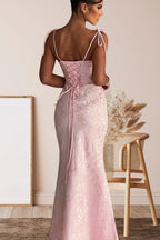 Sash Backless Mermaid Dress
