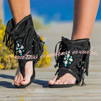 Retro Casual Tassel Roman Beach Women's Shoes