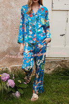 Carrot Rabbit Printed Home Long Sleeved Two-piece Set