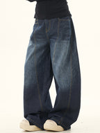 Oversize Structured Scimitar Jeans