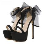 Thin Heels Platform Sandals for Women
