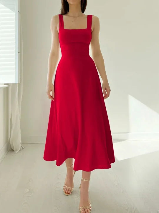 Ornella Premium Stylish Midi Dress Evening Wear Edit