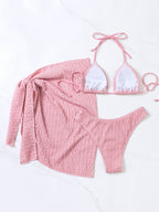 | Triangle bikini set with skirt
