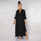 María Aesthetic Elena Overshirt Dress Set Evening Wear Edit