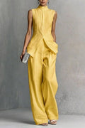 Soren Sleeveless Tailored Trouser Two-Piece Set