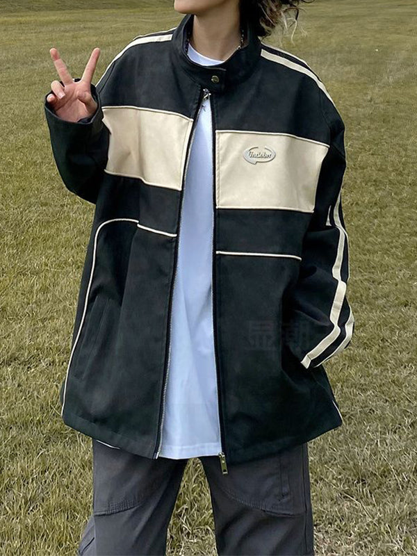American Motorcycle Style Retro Old-Fashioned Jacket