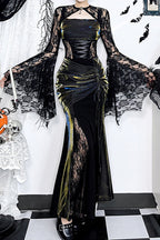 Asymmetrical Lace Gothic Dress