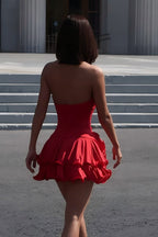 Halter Backless Button Dress