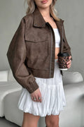 Lightweight PU Open Coat