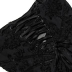 Lace-Up Back Maxi Dress with Suspender