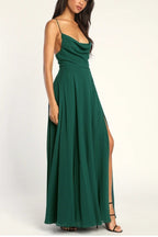 Halter Backless Maxi Dress