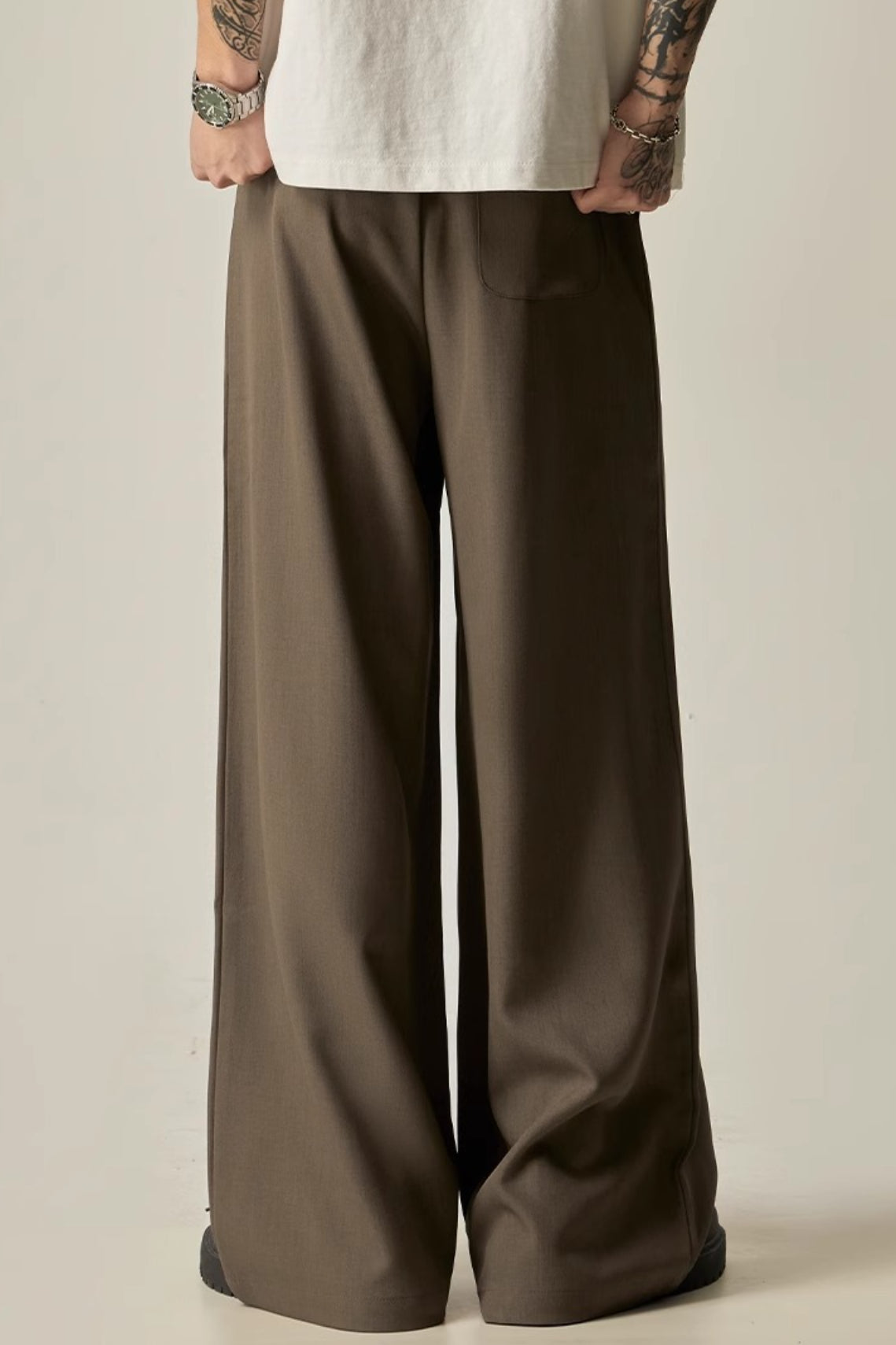 Vintage Relaxed Fluid Wide Leg Pants