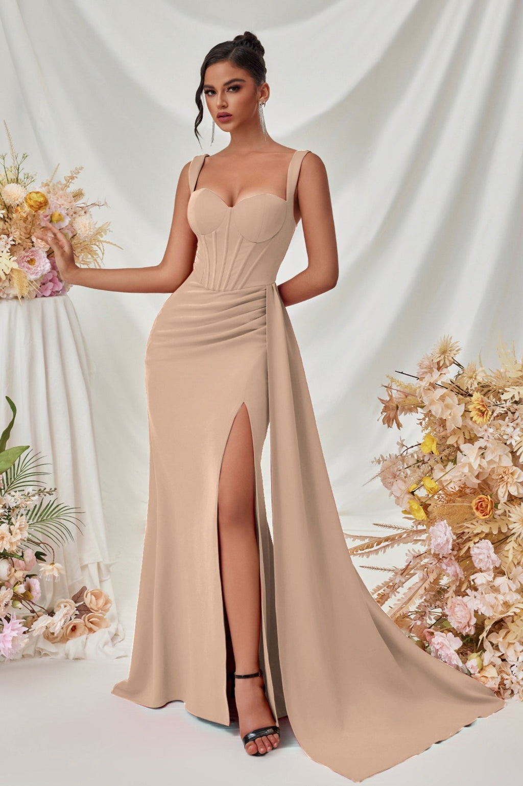 Bodycon Slit Maxi Dress