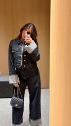 | Women's Cropped Jacket and Pants Set
