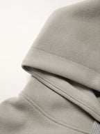Letter Embroidery Drawstring Oversized Hoodie