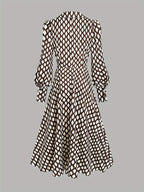 Izarah | Rhombus Print Dress