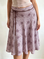 Floral Print Maxi Skirt