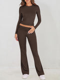 7 Color Round Neck 2-piece Sets