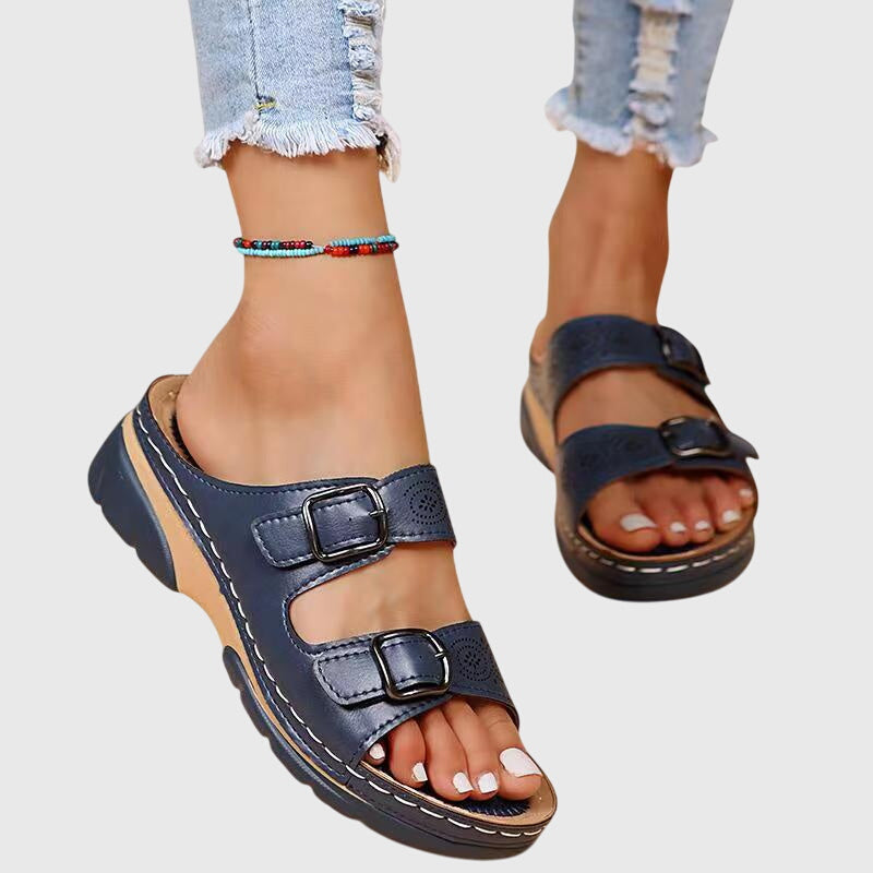 | Orthopedic Leather Sandals
