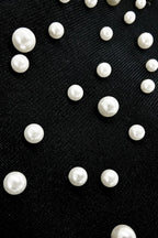 Strapless Pearl Bandage Party Dress