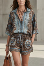 Vintage-Inspired Baroque Print Matching Set