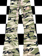 Camouflage Print Bandeau Top