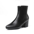 High Heel Pointed Toe Low Women Martin Boots