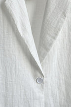 Lightweight Linen-Look Blazer