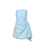 Jacquard Tube Top Dress for Women