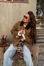 Retro Fitted Corduroy Jacket