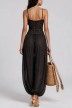 Aria Lace Bodice Boho Jumpsuit