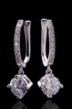 Blue Zone Planet | 1 Carat Lab-Grown Diamond Drop Earrings