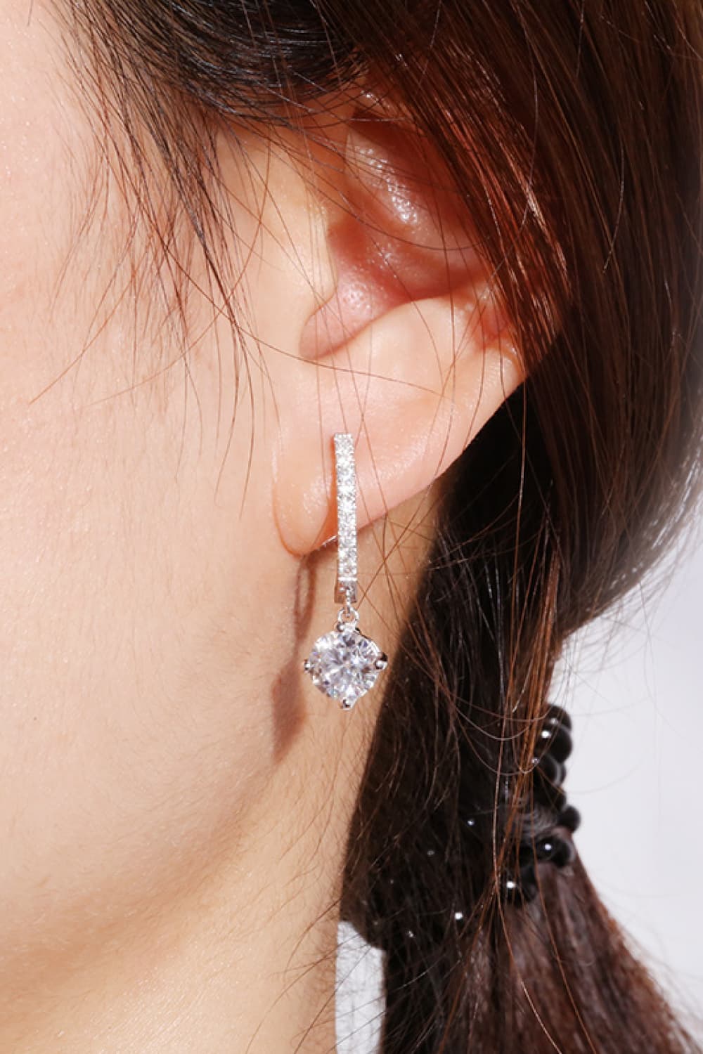Blue Zone Planet | 1 Carat Lab-Grown Diamond Drop Earrings