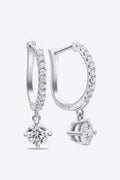 Blue Zone Planet | 1 Carat Lab-Grown Diamond Drop Earrings