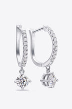 Blue Zone Planet | 1 Carat Lab-Grown Diamond Drop Earrings