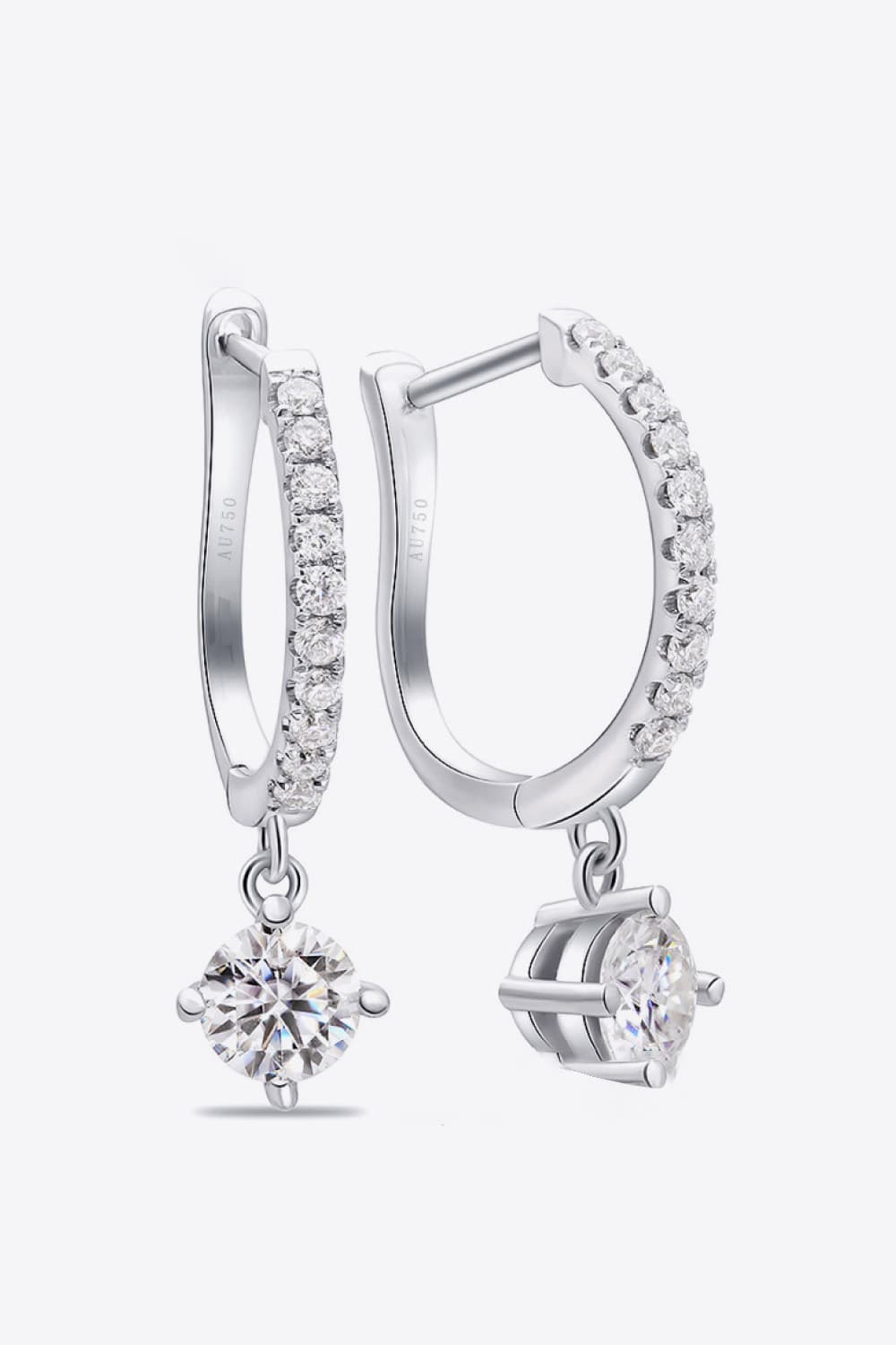 Blue Zone Planet | 1 Carat Lab-Grown Diamond Drop Earrings