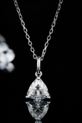 Blue Zone Planet | 1 Carat Moissanite Pendant 925 Sterling Silver Necklace
