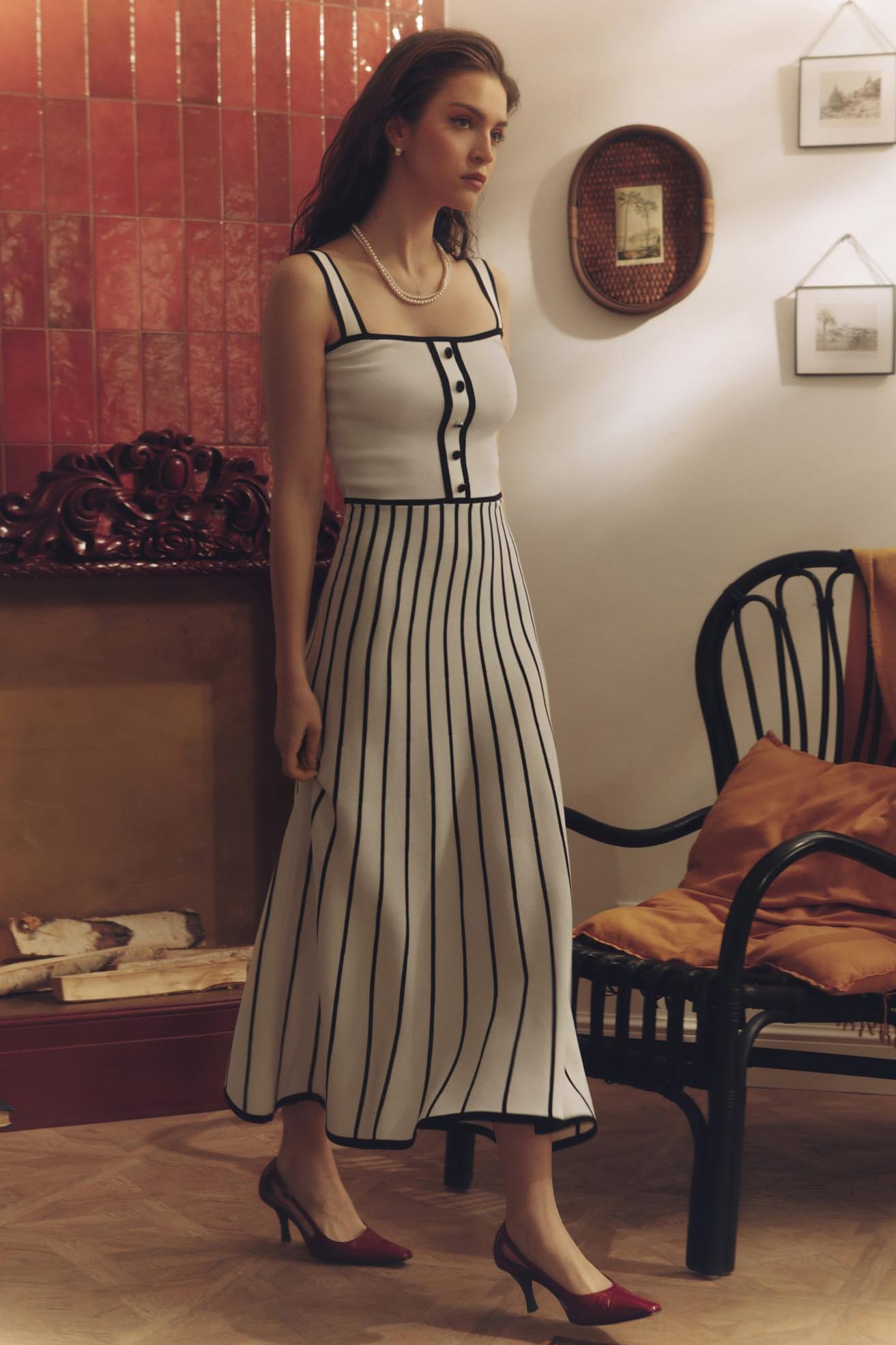 Frida Effortless When Knitting Midi Dress Premium Wardrobe Essential