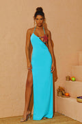 Chloe Backless Halter Dress