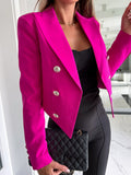 Buttons Lapel Short Blazers
