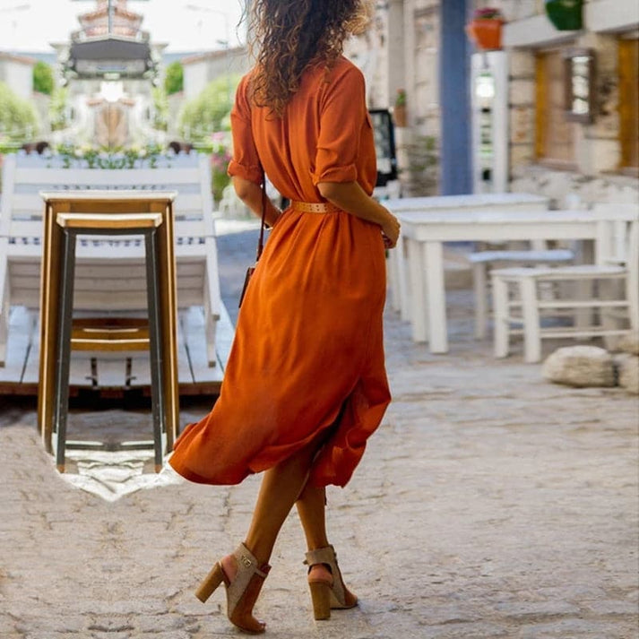 Teodora Aesthetic Summer Dresses for Women with Belts Evening Wear Edit