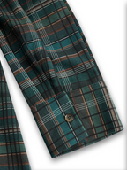 | Plaid Lapel Maxi Dress