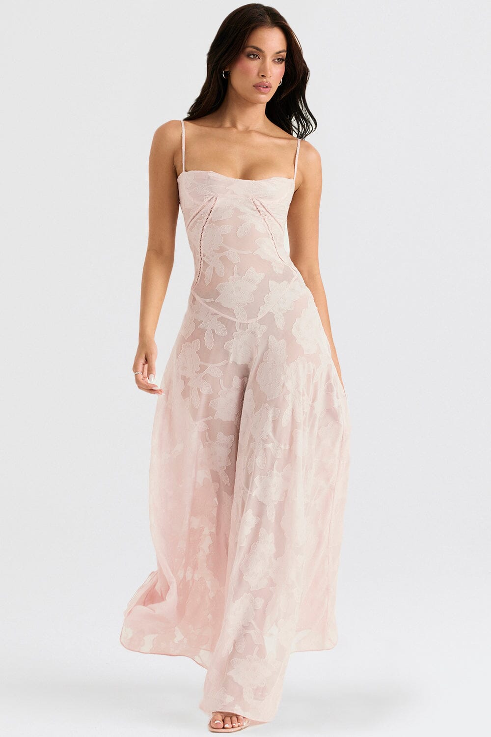 Catalina Effortless Dress Women's Open Back Maxi Boutique Collection