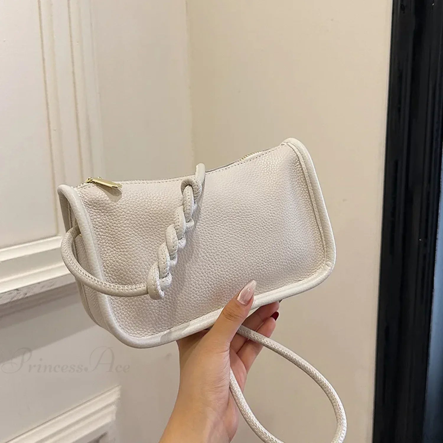 100% Real Cowhide Leather Crossbody Bag