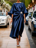 | Satin Long Dress