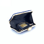 Anya Rhinestone Pleated Handbag