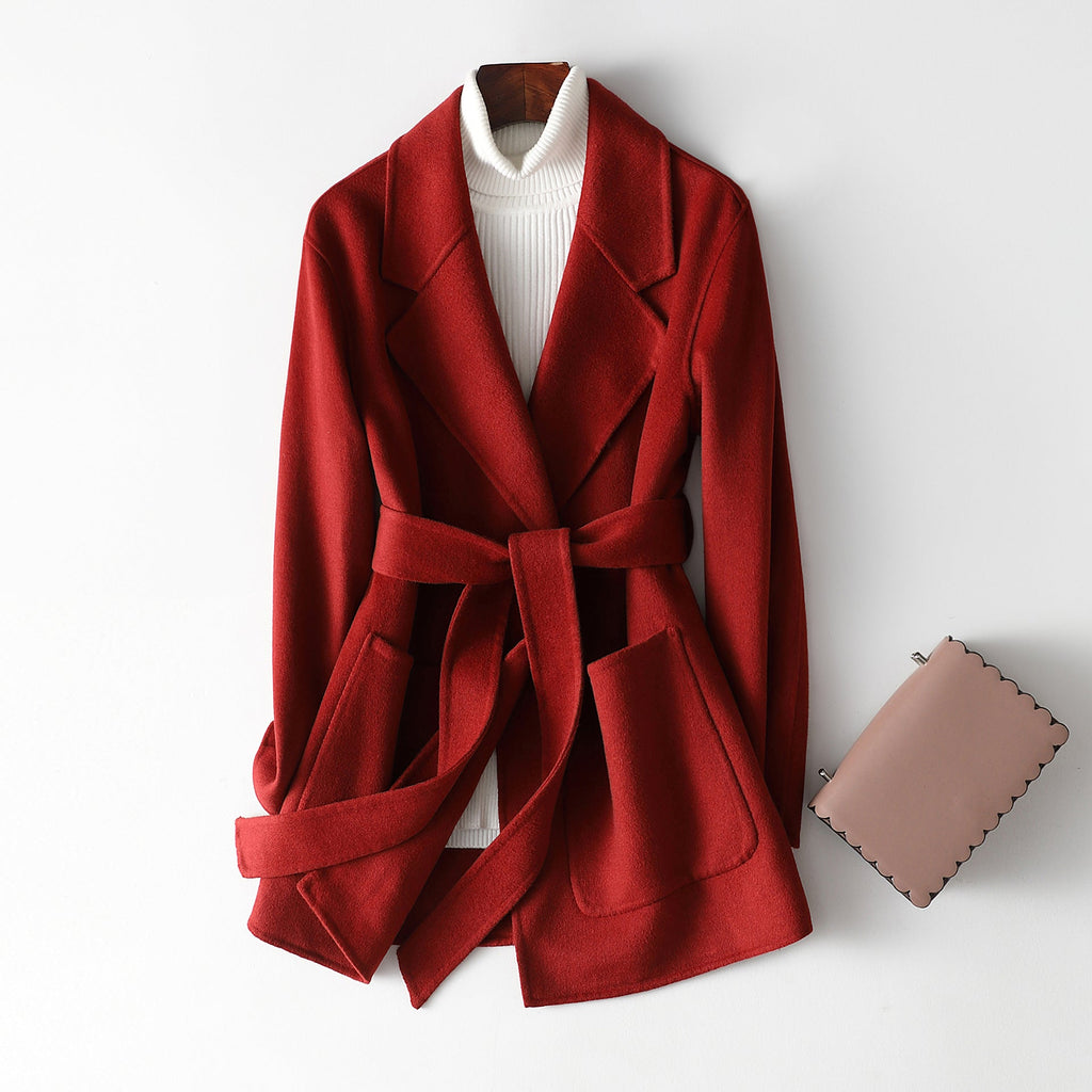 Handmade Reversible Cashmere Woolen Coat