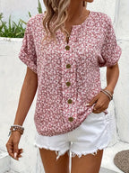 | Women's Floral Summer Print Blouse