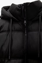 Hooded Short Down Cotton Jacket
